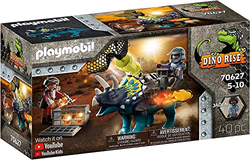 PLAYMOBIL Dino Rise 70627 Triceraptos: Randale um die legendären Steine, Ab 5 Jahren