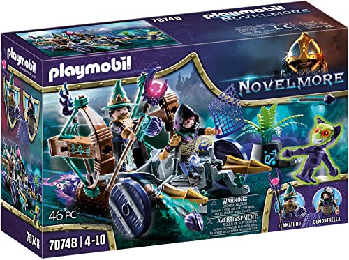 PLAYMOBIL Novelmore 70748 Violet Vale - Dämonen-Fangwagen, Ab 4 Jahren