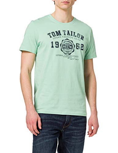 TOM TAILOR Herren T-Shirt mit Logoprint / Größe: S -XXL