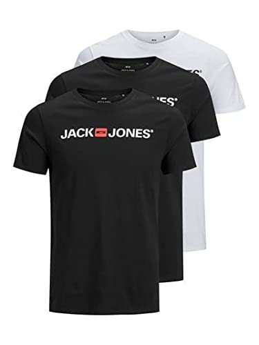 3er Pack JACK & JONES Male T-Shirt / Größe: S - XL