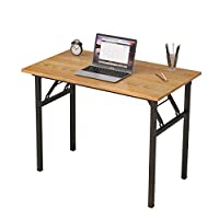 SogesHome Schreibtisch Keine Montage Klapptisch 100 * 60 cm Schreibtisch Bürotisch PC Tisch Klappbar Konferenztisch PC-Schreibtisch Home Office SH-LP-AC5YB-100