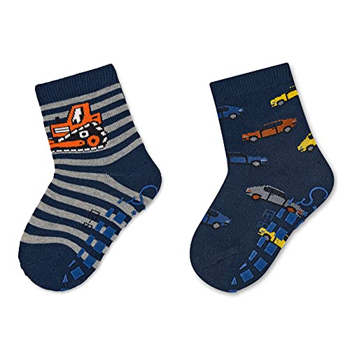 Sterntaler Baby-Jungen Abs-söckchen Dp Bagger+Autos Socks socken / Größe: 17/18, 19/20, 25/26