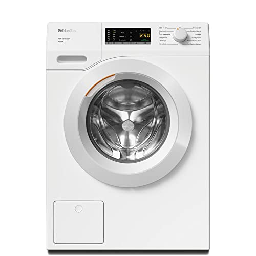 Miele WSA 013 WCS Active W1 Frontlader Waschmaschine – Mit Schontrommel für 1-7 kg Wäsche, CapDosing, ProfiEco Motor und Sensortasten – Energieklasse B [Energieklasse B]