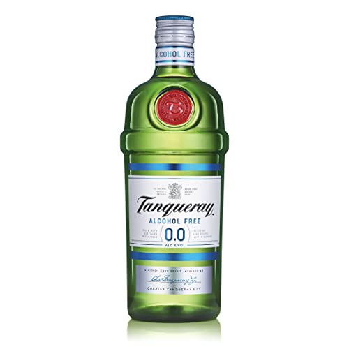 Tanqueray 0,0% | alkoholfreie Destillat Alternative | für nicht-alkoholische Cocktails und Longdrinks | zuckerfrei & kalorienfrei | voller Geschmack | 700ml Einzelflasche |