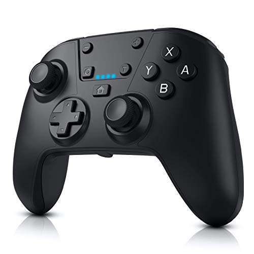 Hbaid Switch Controller, Wireless Switch Controller Unterstützt Gyro-Achse, Doppelvibration Kompatibel mit Switch/Switch Lite