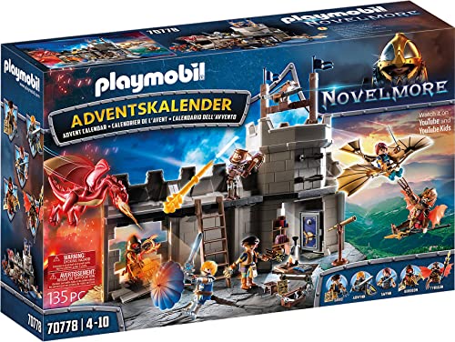 PLAYMOBIL Adventskalender 70778 Novelmore Darios Werkstatt, Ab 4 Jahren