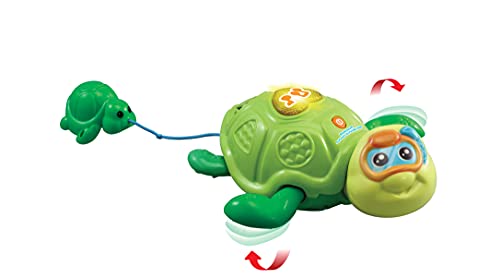 Vtech 80-547904 Badespaß Aufzieh-Schildkröte Badespielzeug, Mehrfarbig
