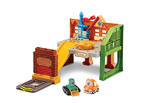 Tut Tut Cory Flitzer - Zu Besuch bei Familie Baustelle - Vtech 80-524104 Spielfahrzeug, Mehrfarbig