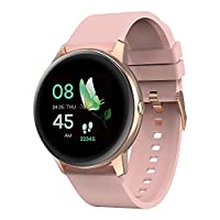 Smartwatches Damen Herren, Fitness Tracker mit Herzfrequenz Blutdruckmesser Nachricht Anrufbenachrichtigung Bluetooth Smartwatch für Android IOS Telefone IP68 Wasserdichter Schrittzähler