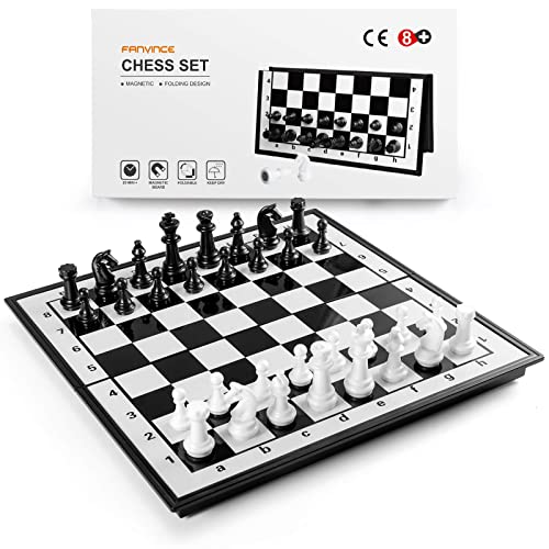 Schachspiel Schach Magnetisch Reise Spiel Hochwertig Chess Set Folding Schachbrett für Erwachsene Kinder