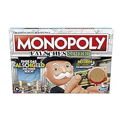 Hasbro Falsches Spiel, Brettspiel für Familien und Kinder ab 8 Jahren, mit Mr. Monopolys Decoder, für 2 6 Spieler