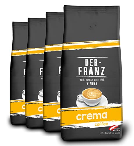 4Kg DER-FRANZ Crema Kaffee, Ganze Bohne