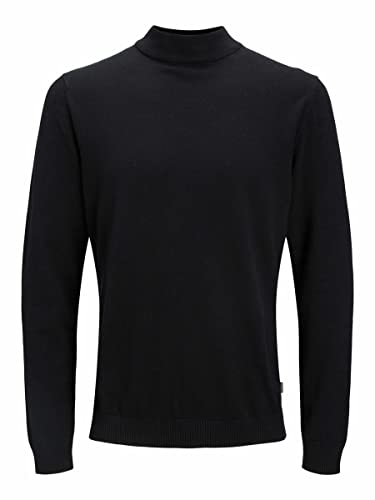 JACK & JONES Male Strickpullover Mock-Kragen / Größe: S - XXL