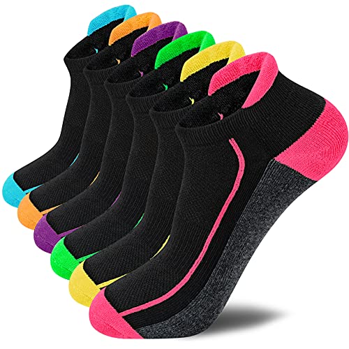 Chalier Fashion 6 Paar Sneaker Socken Damen Sportsocken Kurzsocken Runningsocke Laufsocken Damen / Größe: 35 - 40