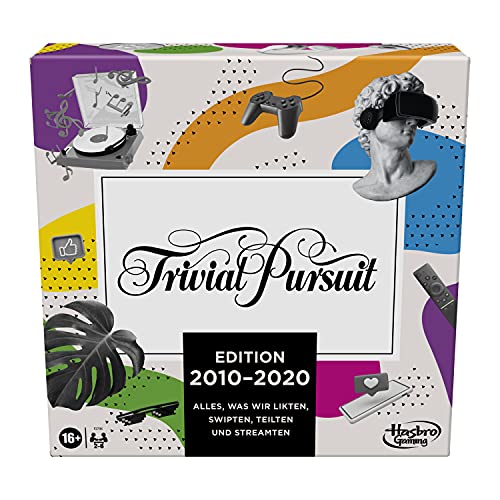 Hasbro Trivial Pursuit 2010 Edition beinhaltet Jahre 2010-2020, Brettspiel für Erwachsene und Jugendliche, für 2-6 Spieler ab 16 Jahren