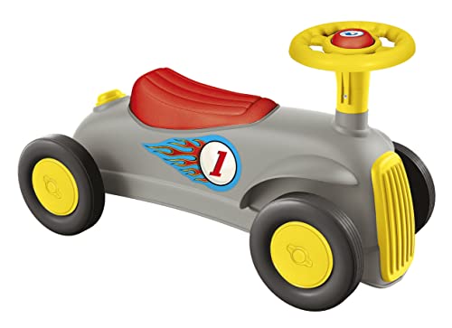 Clementoni - Vintage Hot Road Race Ride On-Auto-Auto,, Play für Future, Auto, erste Schritte, Kinderspiel 1 Jahr, Mehrfarbig, 17700