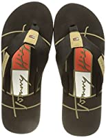 Tommy Hilfiger Herren Embossed Hilfiger Beach Sandal Flipflop / GRöße: 40 - 46