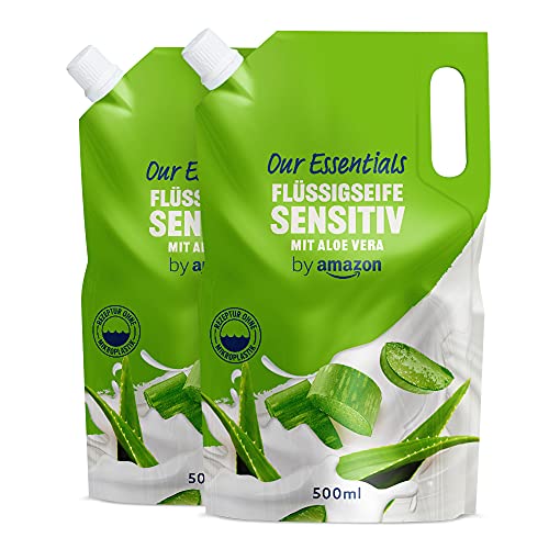 2 x 500ml by Amazon Flüssigseife Nachfüllpackung