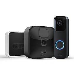 Blink Outdoor, witterungsbeständige HD-Sicherheitskamera, 1 Kamera + Blink Video Doorbell, Zwei-Wege-Audio, HD-Video und Bewegungserfassung | funktioniert mit Alexa