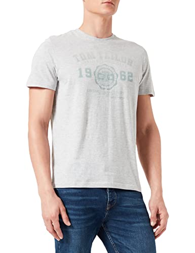 TOM TAILOR Herren T-Shirt mit Logoprint / Größe: S - L