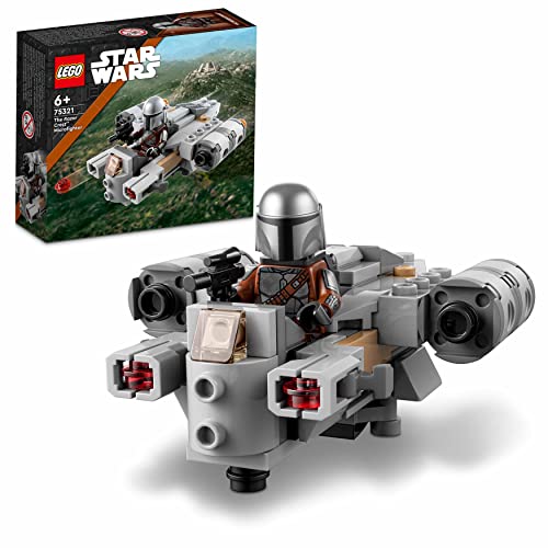 LEGO 75321 Star Wars Razor Crest Microfighter mit Mandalorianischem Kanonenboot & Mandalorianer-Figur, kreatives Spielzeug-Set für Kinder ab 6 Jahren