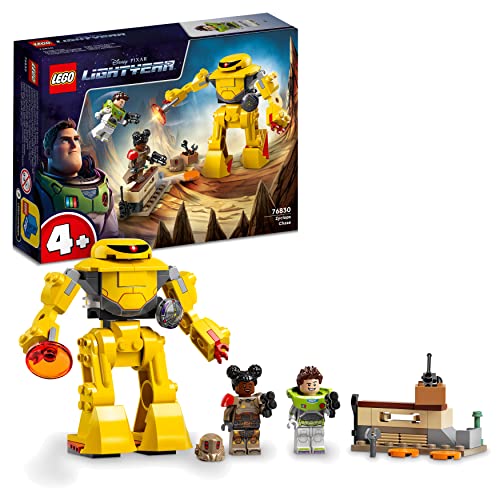 LEGO 76830 Disney and Pixar’s Lightyear Zyclops-Verfolgungsjagd Weltraum-Spielzeug zum Bauen mit Mech-Action-Figur und Buzz Lightyear-Minifigur