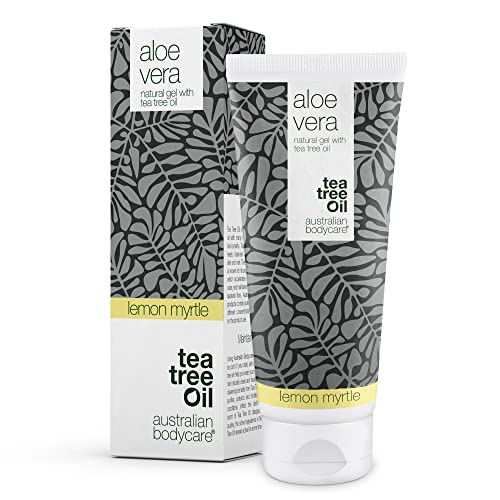 Australian Bodycare Aloe Vera Gel 200 ml | Aloe Vera After Sun Balsam | Natürliches Aloe Vera, Teebaumöl & Zitronenmyrte | Kühlend & feuchtigkeitsspendend gegen Juckreiz, Sonnenbrand & Narben