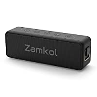 Zamkol Bluetooth Lautsprecher 5.0 IPX7 Wasserdicht 30 Stunden Spielzeit 20W Intensiver Bass Drahtlos Stereo-Kopplung EQ Tragbarer Lautsprecher Eingebaut Mikrofon