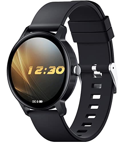 Tinwoo Smartwatch für Herren Damen,40mm DIY Zifferblatt,Unterstützt Qi Wireless Charging,IP68 Wasserdicht Aktivitätstracker mit Herzfrequenz,Blutsauerstoff,Schrittzähler für iPhone Android