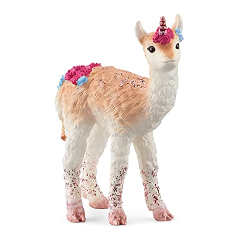 SCHLEICH 70743 Spielfigur -Lama Einhorn bayala, Mehrfarbig