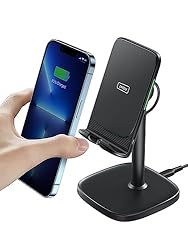 INIU Wireless Charger, 15W Induktive Ladestation Qi-Zertifiziert Schnelles Kabelloses Ladegerät Handy handyhalterung für iPhone 14 13 12 Pro Mini Max Xr Xs Samsung Galaxy S22 S21 S20 Google Pixel LG