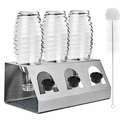 Sodastream Flaschenhalter, 3er Abtropfhalter Abtropfständer