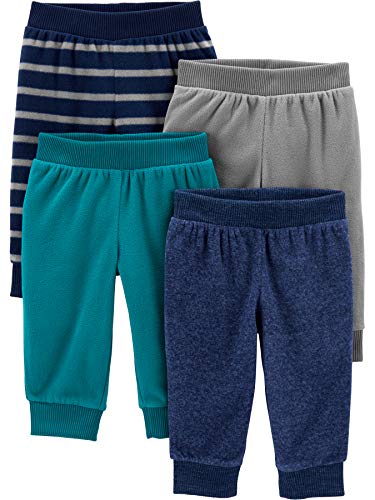 4er-Pack Simple Joys by Carter's Baby Jungen Hosen / Größe: 0 Monate - 24 Monate