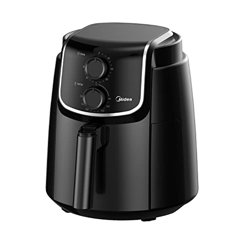 Midea MF-TN35D2 Heißluftfritteuse, 3,5 XL Air Fryer, Öl- und fettfreie Heißluftfritteuse, Multiprogrammen, intelligenter 60min Timer & Temperaturkontrolle, Schwarz …