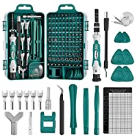 Mini Schraubendreher Set Magnetische 135tlg - Präzisions Feinmechaniker Schraubenzieher Werkzeug Set - Sundpey mini Screwdriver Set mit Flexibler Welle für PC Smartphones Uhren Kamera DIY Modelle