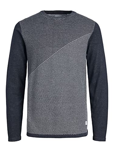 JACK & JONES Male Strickpullover Strukturiert / Größe: S - XXL