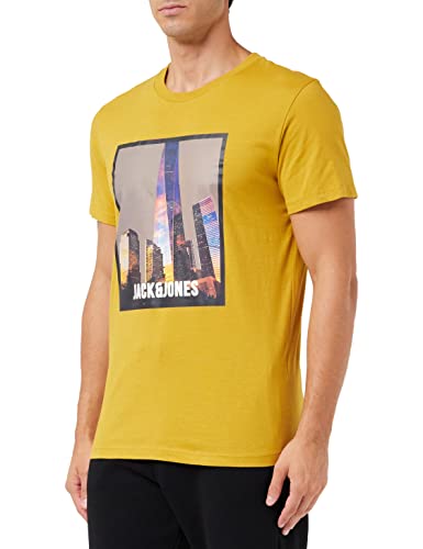 JACK & JONES Herren Jjclub Tee Ss O-Neck T-Shirt / Größe: S, M