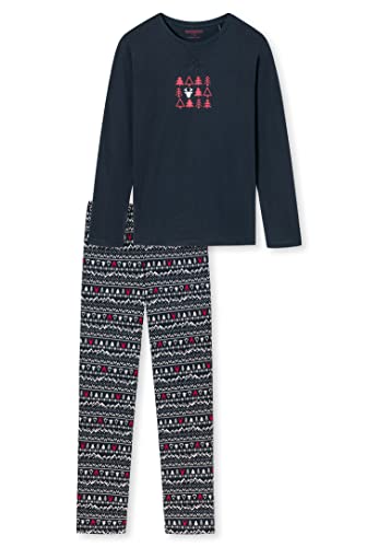 Schiesser Jungen Kinder Langer Schlafanzug-Organic Cotton Pyjamaset / Größe: 92 - 140