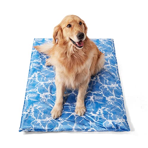 Lesure Hundekühlmatte selbstkühlend Kühlmatte für Hunde / Größe: S (61x43cm), M (81x58cm), L (112x81cm)