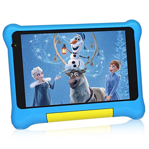 ANYWAY.GO 7 Zoll Kinder Tablet, Tablet für Kinder mit Quad Core Android 11, 32GB, Kindersicherung, Kidoz Installiert,Blaue Schutzhülle