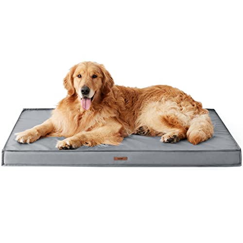 Outdoor Hundematte  - Lesure orthopädisches Hundebett für mittelgroße Hunde - waschbares Hundekissen mit wasserdichtes bezüge und eierförmiger Schaumfüllung/ : : M (76x51x7.6cm), : L (91x69x7.6cm), XL (112x81x7.6cm)