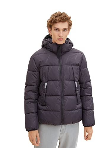 TOM TAILOR Denim Herren Puffer Jacke mit abnehmbarer Kapuze / Größe: S- XLL