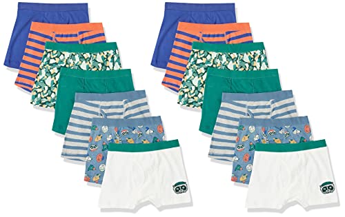 14  Amazon Essentials Jungen Boxershorts, Unterwäsche aus Baumwolle / Größe: 6/7 Jahre - 11/12Jahre