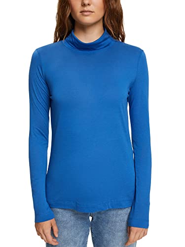 ESPRIT Longsleeve mit Stehkragen, Tencel™   / Größe: XS - XXL