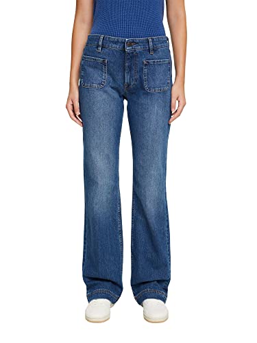 ESPRIT Stretch-Jeans mit aufgesetzten Taschen, Größe 25W/30L  - 33W/32L