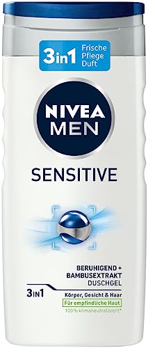 2 x 250ml NIVEA MEN Sensitive Duschgel