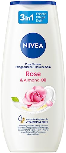4 x 250ml NIVEA Rose & Almond Oil Pflegedusche