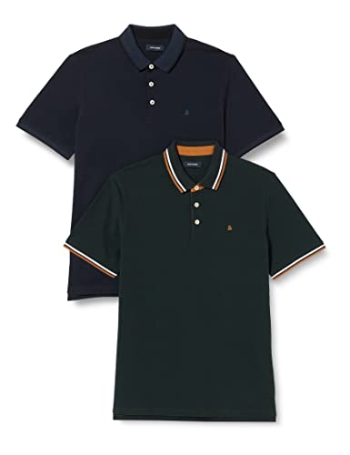 2er Set JACK & JONES Herren Poloshirt / Größe: M