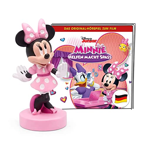 tonies Hörfiguren für Toniebox, Disney Minnie Maus – Helfen Macht Spaß, Hörspiel für Kinder ab 4 Jahren, Spielzeit ca. 59 Minuten