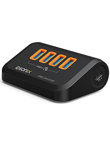 USB Hub 3.1[10Gbps Stable Transfer], iDsonix 4-Port USB Hub